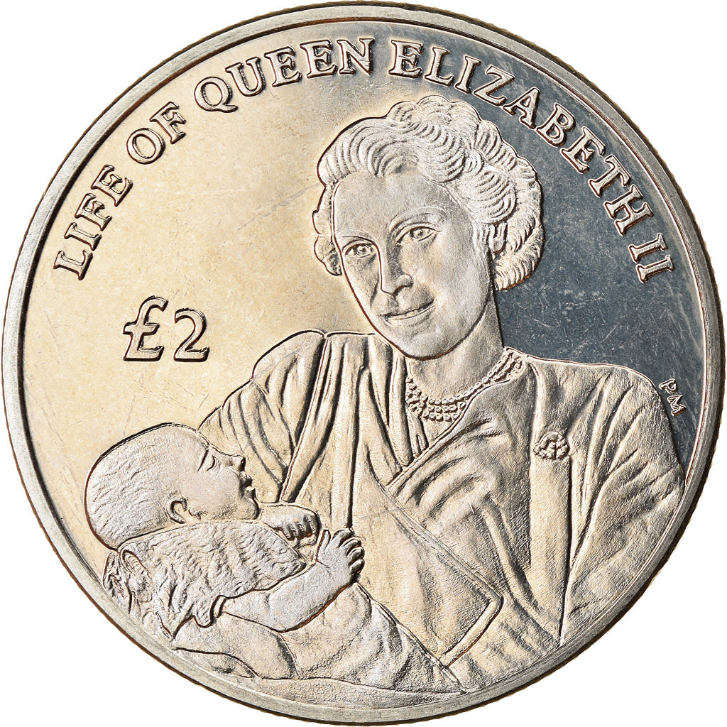 Coin, Ascension Island, 2 Pounds, 2012, Pobjoy Mint, Jubilé de diamant, MS(63)