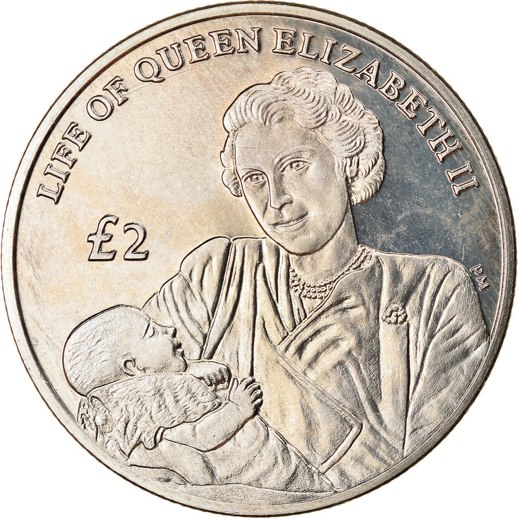 Coin, Ascension Island, 2 Pounds, 2012, Pobjoy Mint, Jubilé de diamant, MS(63)