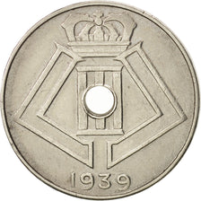 Belgium, 10 Centimes, 1939, AU(50-53), Nickel-brass, KM:113.1