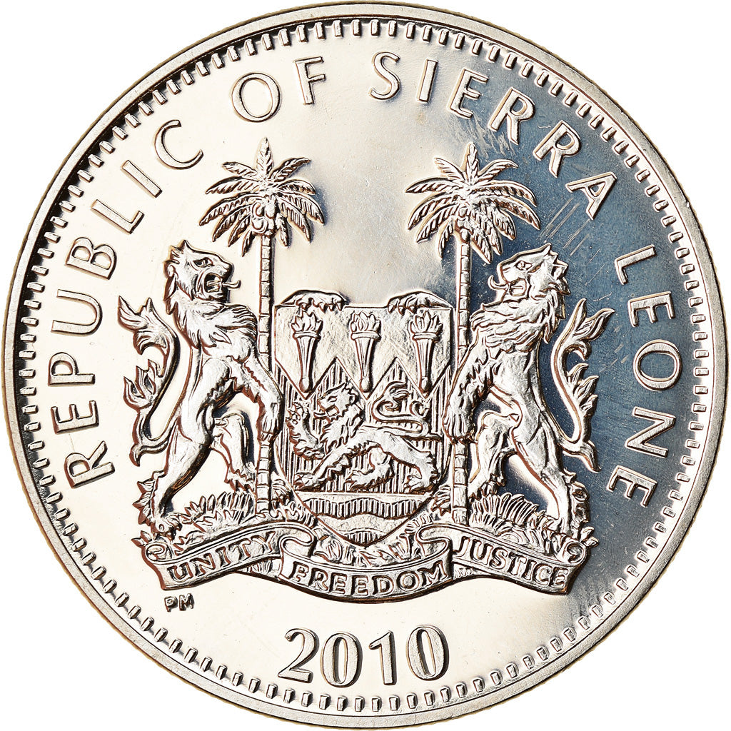 Coin, Sierra Leone, Dollar, 2010, British Royal Mint, Orang-outan, MS(63)