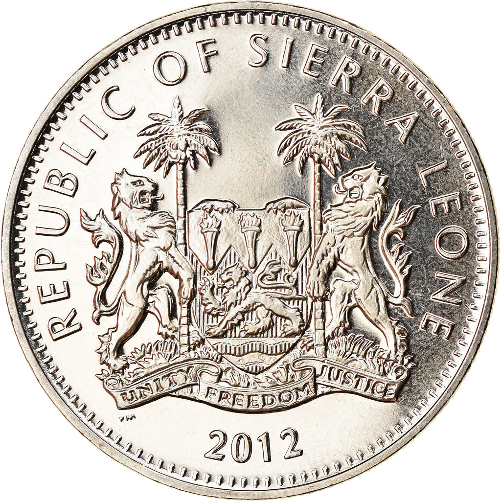 Moneta, Sierra Leone, Dollar, 2012, British Royal Mint, Tir à l'arc, SPL