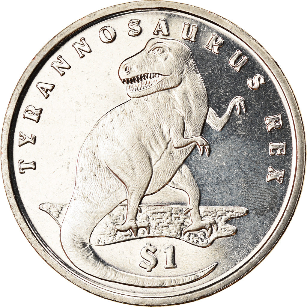 Coin, Sierra Leone, Dollar, 2006, Pobjoy Mint, Dinosaures - Tyrannosaure