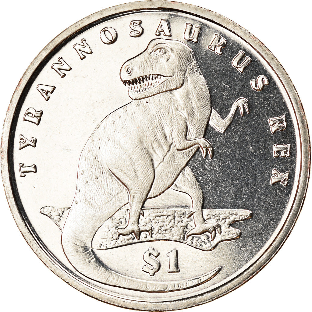 Coin, Sierra Leone, Dollar, 2006, Pobjoy Mint, Dinosaures - Tyrannosaure