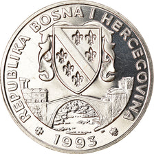 Monnaie, Bosnia - Herzegovina, 500 Dinara, 1993, British Royal Mint, Dinosaures