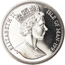 Moneta, Isola di Man, Elizabeth II, Crown, 1993, Pobjoy Mint, Dinosaures -