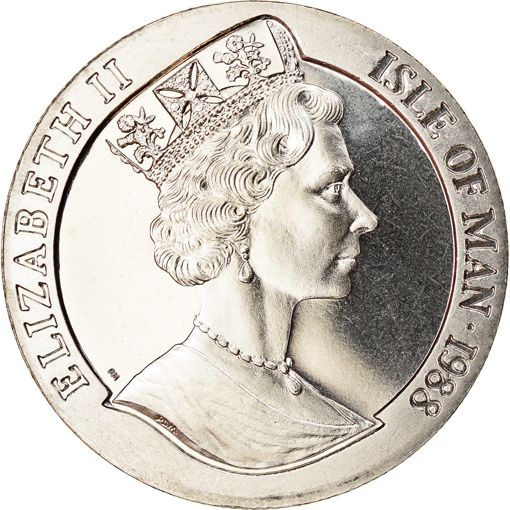 Monnaie, Isle of Man, Elizabeth II, Crown, 1998, Pobjoy Mint, Bateaux - Queen