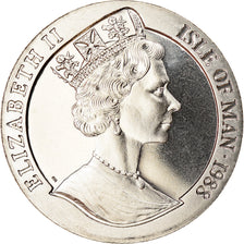 Monnaie, Isle of Man, Elizabeth II, Crown, 1998, Pobjoy Mint, Bateaux - Queen