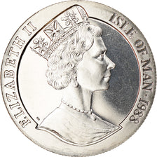 Coin, Isle of Man, Elizabeth II, Crown, 1998, Pobjoy Mint, Bateaux - Queen Mary