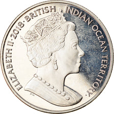 Coin, British Indian Ocean, 2 Pounds, 2018, Centenaire de la 1ère guerre