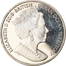 Moneta, British Indian Ocean, 2 Pounds, 2018, Centenaire de la 1ère guerre