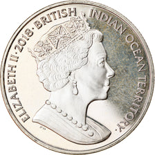 Coin, British Indian Ocean, 2 Pounds, 2018, Centenaire de la 1ère guerre