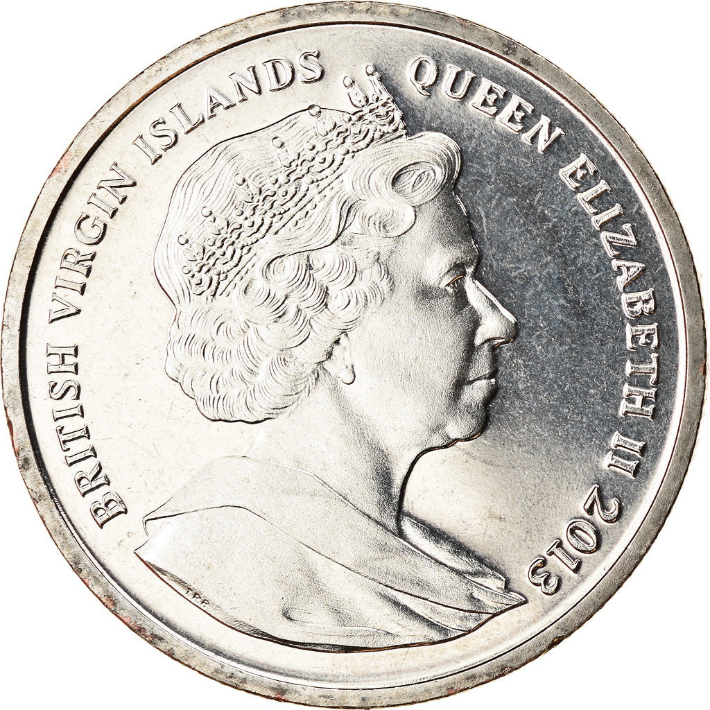 Coin, BRITISH VIRGIN ISLANDS, Dollar, 2013, Franklin Mint, Dynastie Romanov -