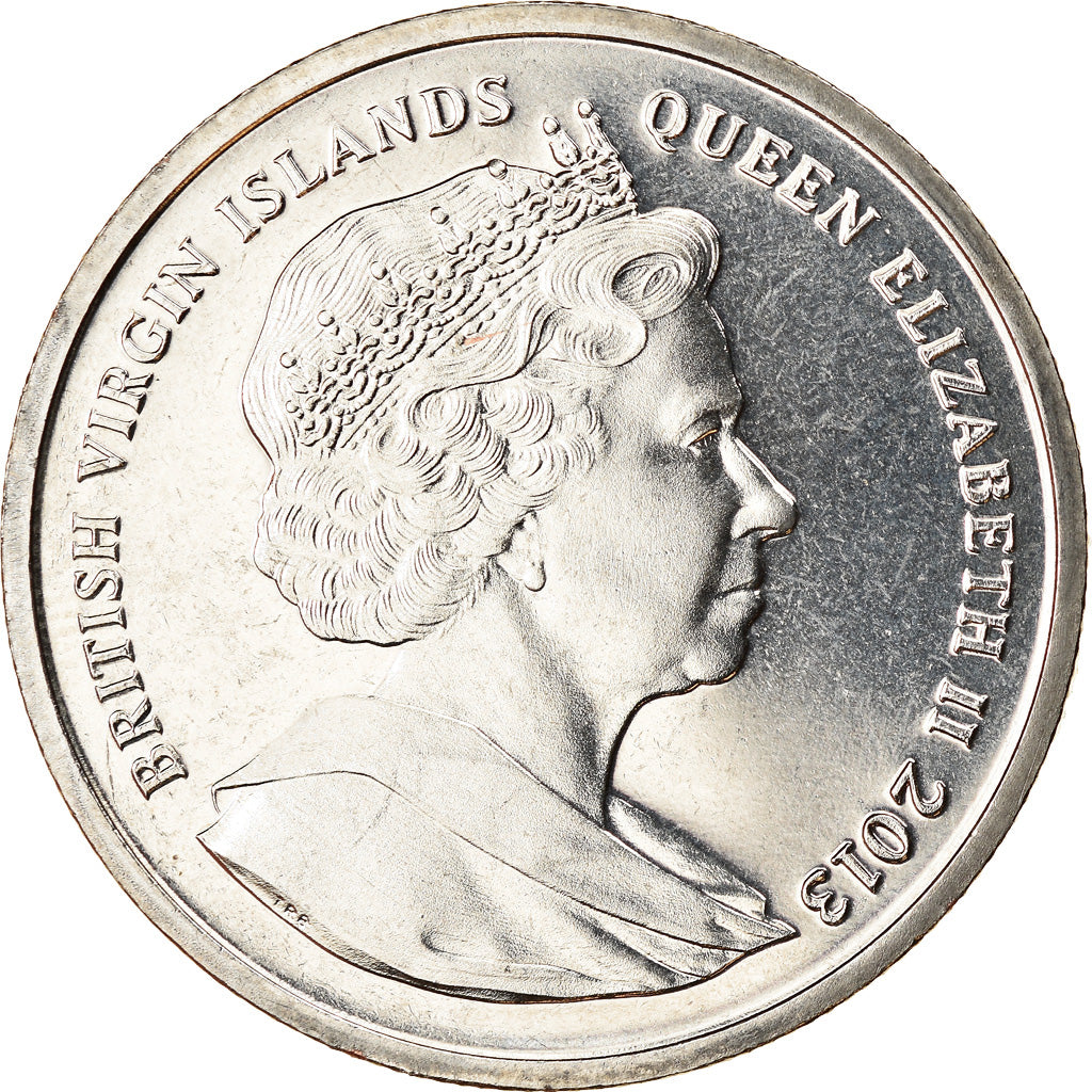 Coin, BRITISH VIRGIN ISLANDS, Dollar, 2013, Franklin Mint, Dynastie Romanov -