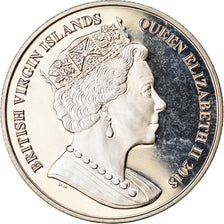 Coin, BRITISH VIRGIN ISLANDS, Dollar, 2018, Franklin Mint, Vie sous-marine -