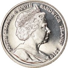 Monnaie, South Georgia and the South Sandwich Islands, 2 Pounds, 2010, Course
