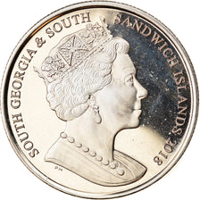 Coin, South Georgia and the South Sandwich Islands, 2 Pounds, 2018, Jubilé de
