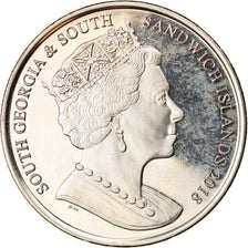 Moneta, Południowa Gruzja i Południowe Wyspy Sandwich, 2 Pounds, 2018
