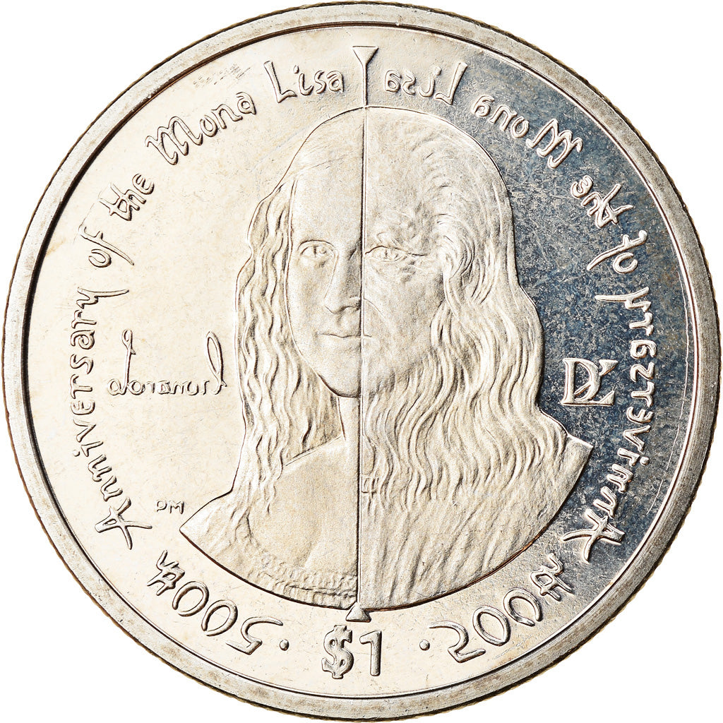 Coin, BRITISH VIRGIN ISLANDS, Dollar, 2006, Franklin Mint, 500ème anniversaire