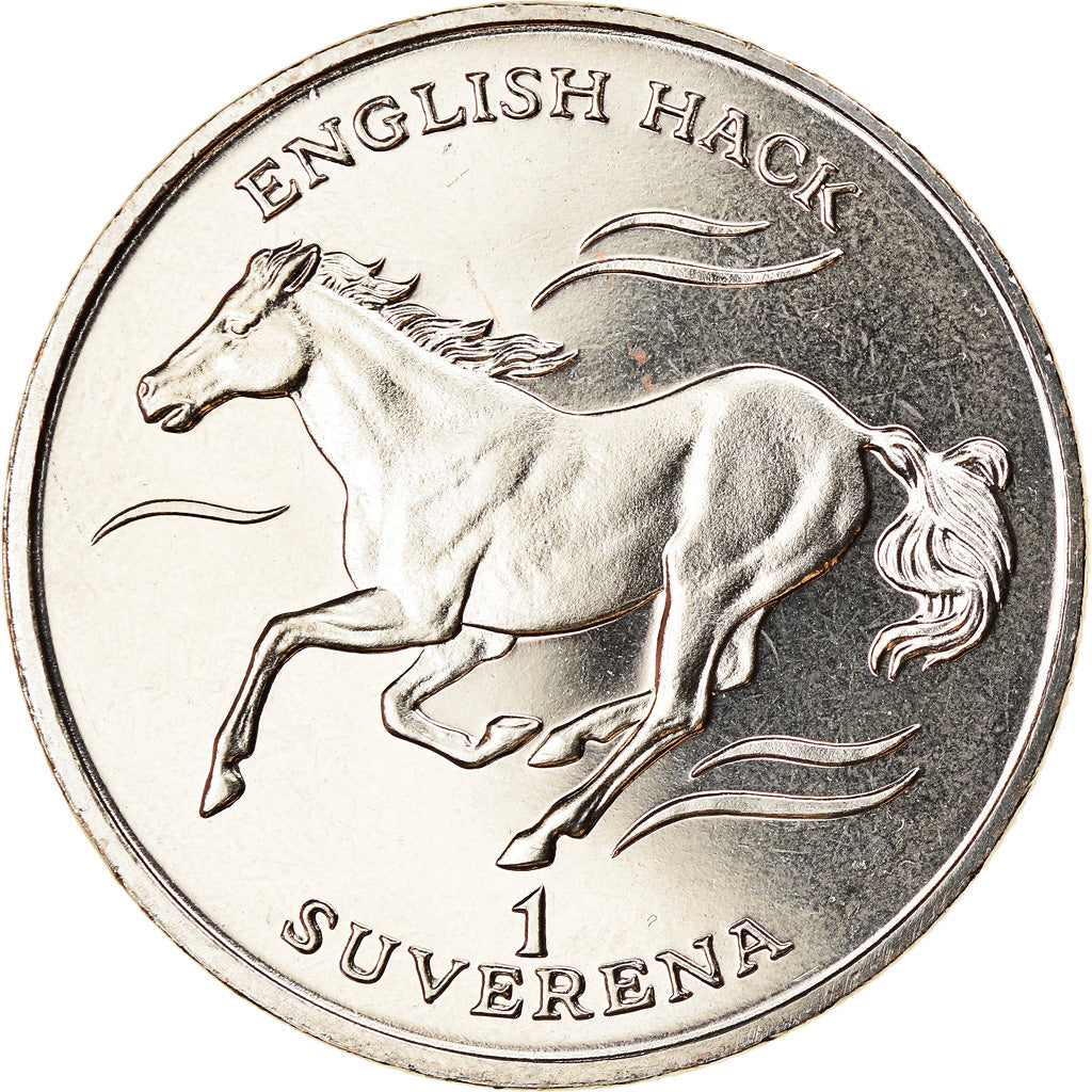 Coin, Bosnia - Herzegovina, Suverena, 1995, British Royal Mint, Hack cheval
