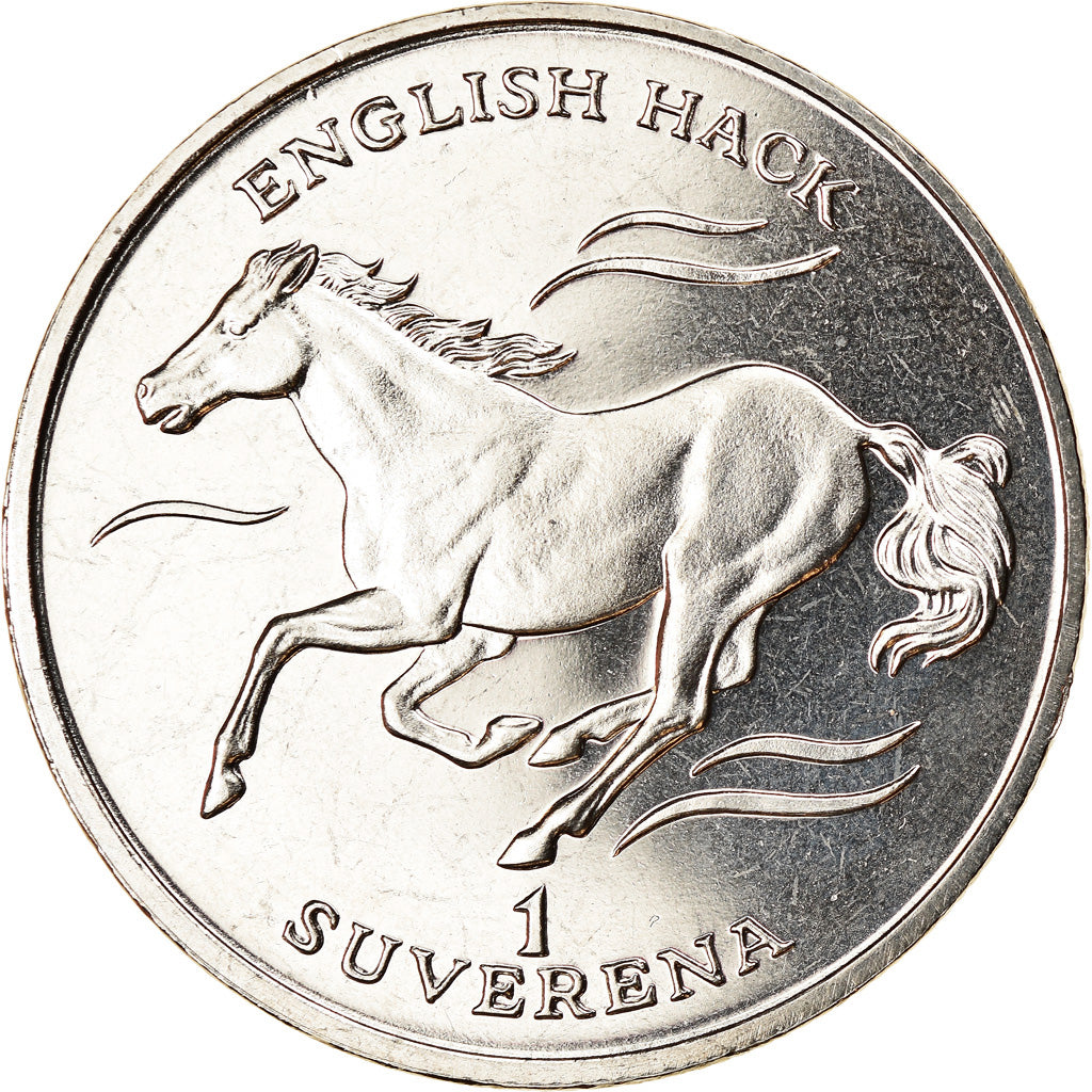 Coin, Bosnia - Herzegovina, Suverena, 1995, British Royal Mint, Hack cheval