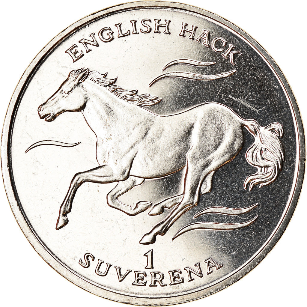 Coin, Bosnia - Herzegovina, Suverena, 1995, British Royal Mint, Hack cheval
