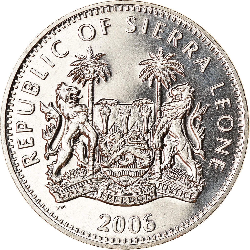Moneta, Sierra Leone, Dollar, 2006, British Royal Mint, Basilique Saint Pierre