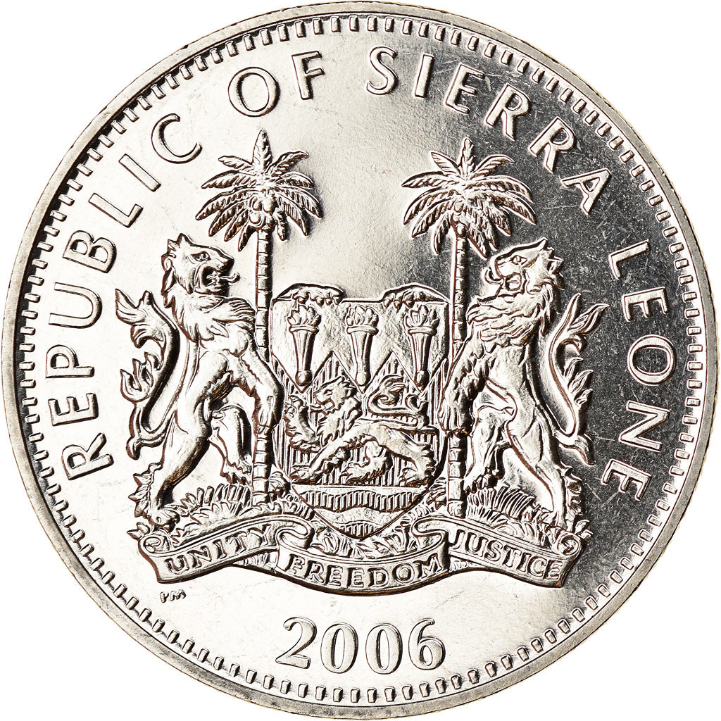 Moneta, Sierra Leone, Dollar, 2006, British Royal Mint, Basilique Saint Pierre