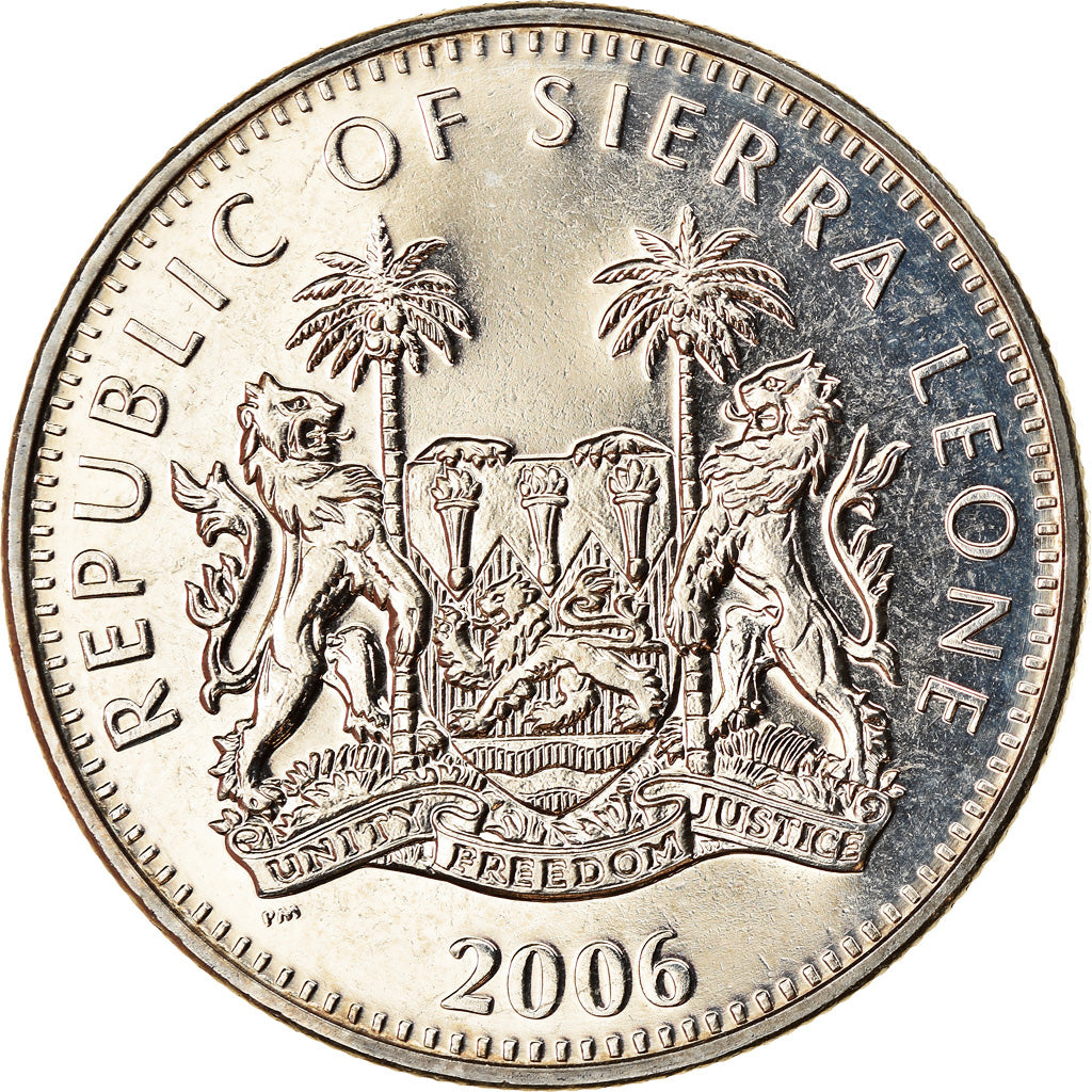 Münze, Sierra Leone, Dollar, 2006, Pobjoy Mint, Lion, UNZ, Copper-nickel