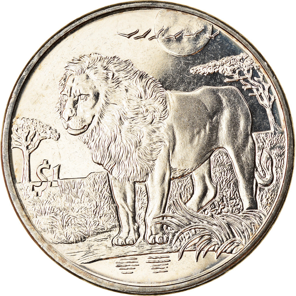 Münze, Sierra Leone, Dollar, 2006, Pobjoy Mint, Lion, UNZ, Copper-nickel