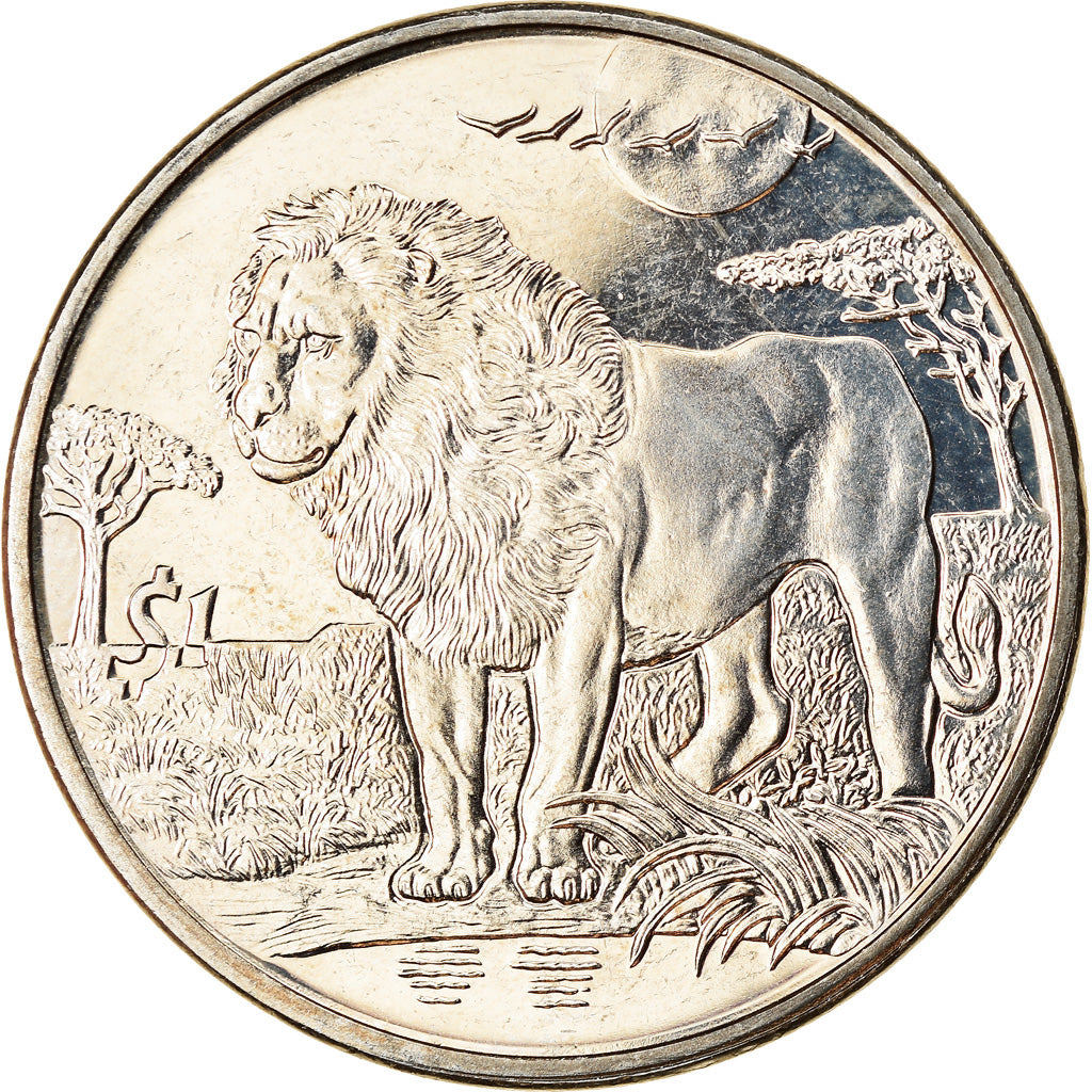 Moneta, Sierra Leone, Dollar, 2006, Pobjoy Mint, Lion, SPL, Rame-nichel, KM:311