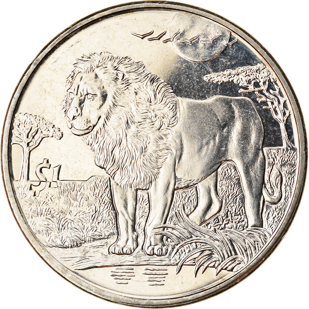 Moneta, Sierra Leone, Dollar, 2006, Pobjoy Mint, Lion, SPL, Rame-nichel, KM:311