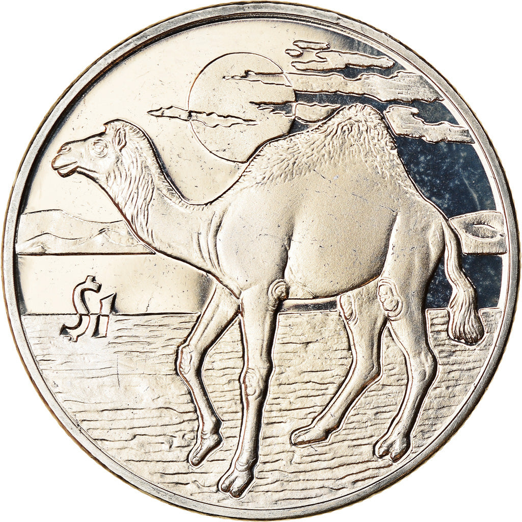 Moneta, Sierra Leone, Dollar, 2006, Pobjoy Mint, Dromadaire, MS(63)