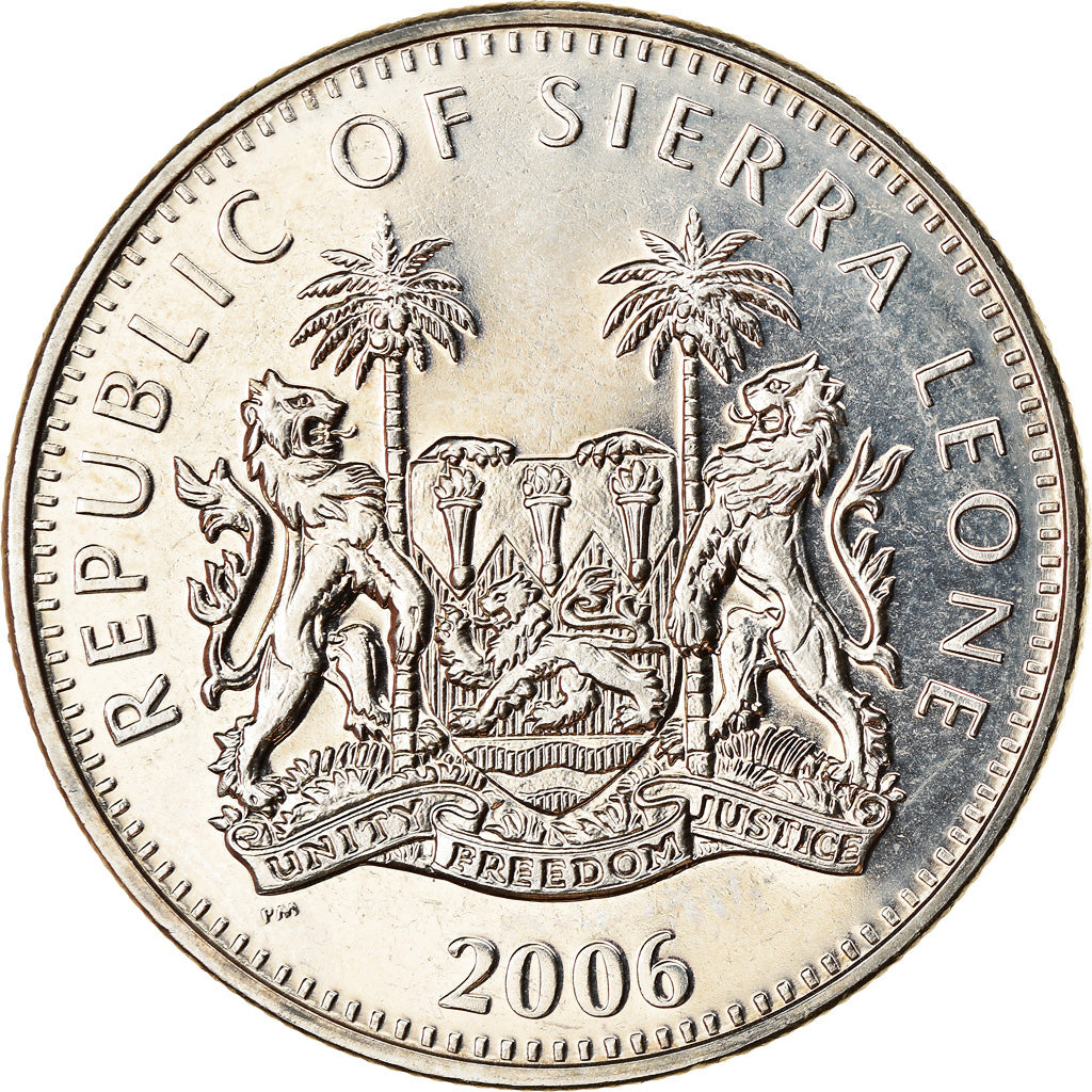 Moneda, Sierra Leona, Dollar, 2006, Pobjoy Mint, Chimpanzé, SC, Cobre -