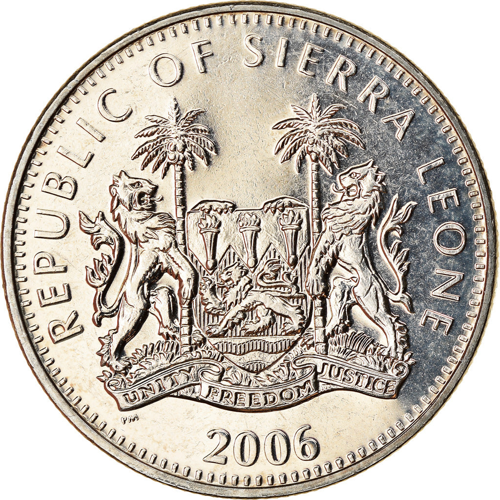 Moneta, Sierra Leone, Dollar, 2006, Pobjoy Mint, Chimpanzé, SPL, Rame-nichel