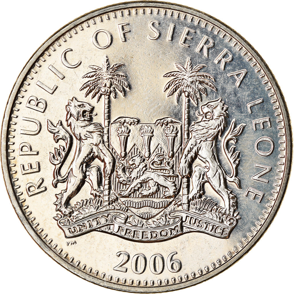 Coin, Sierra Leone, Dollar, 2006, Pobjoy Mint, Chimpanzé, MS(63)