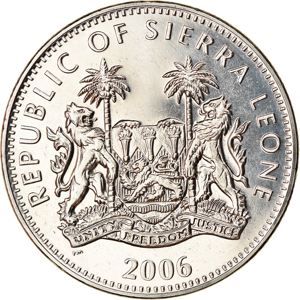 Moneta, Sierra Leone, Dollar, 2006, Pobjoy Mint, Impala, SPL, Rame-nichel