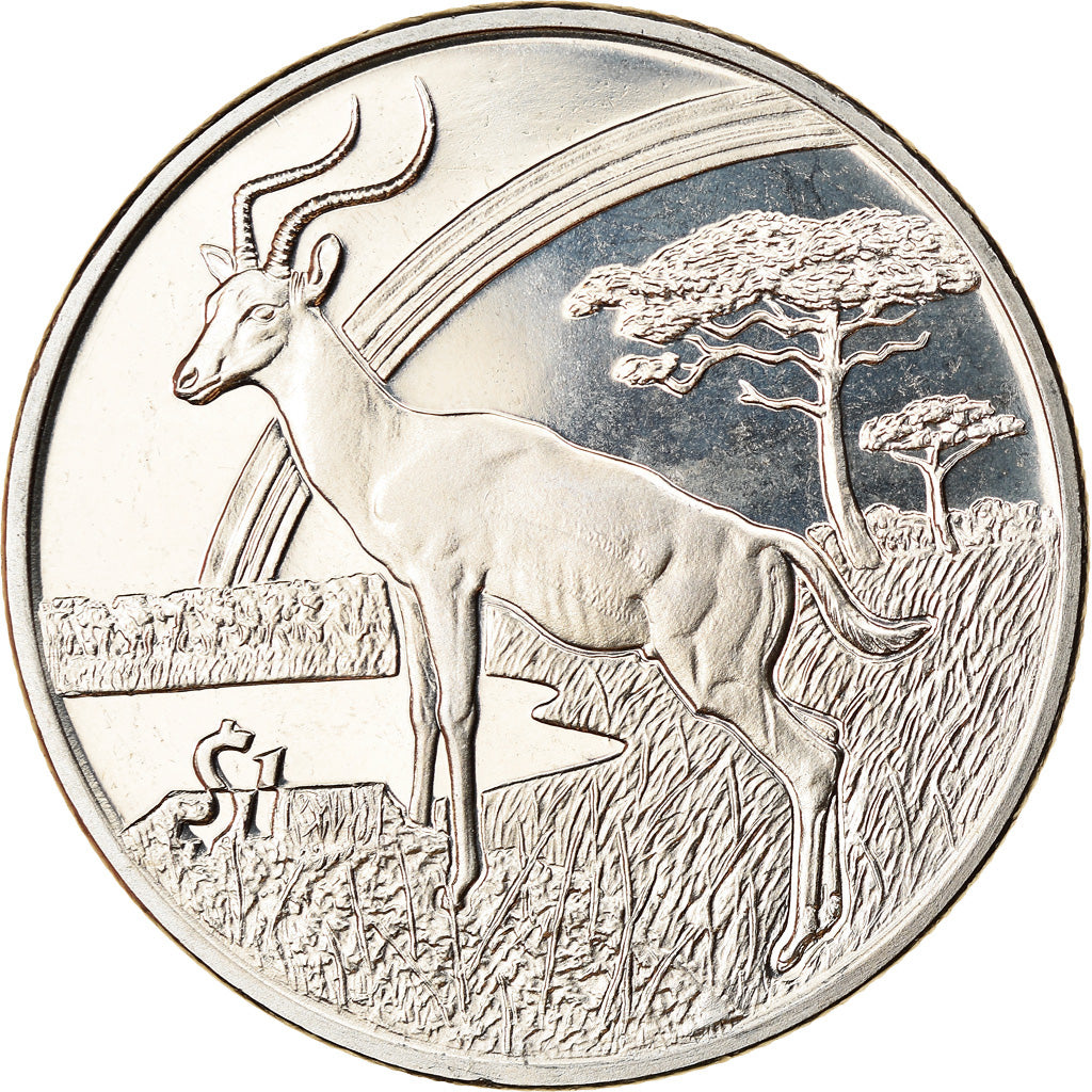 Moneta, Sierra Leone, Dollar, 2006, Pobjoy Mint, Impala, SPL, Rame-nichel