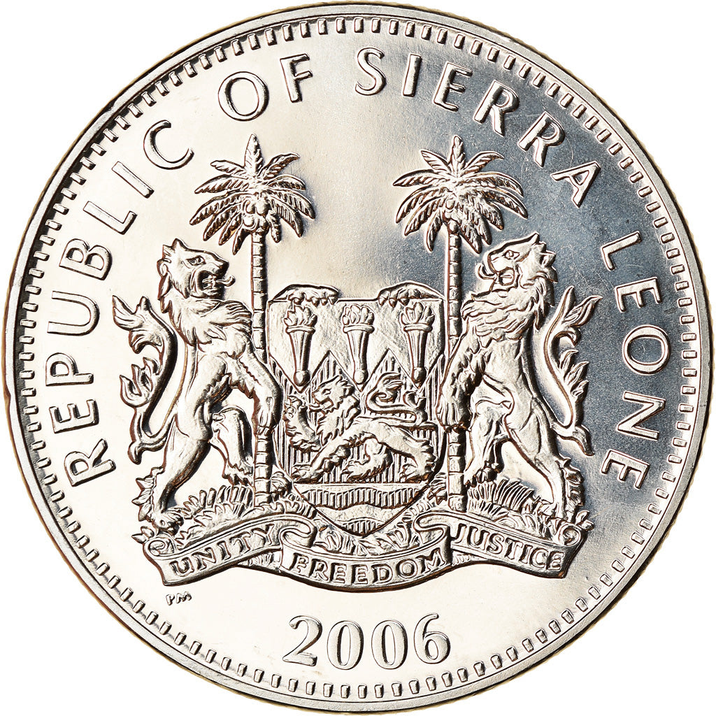Moneta, Sierra Leone, Dollar, 2006, Pobjoy Mint, Impala, SPL, Rame-nichel