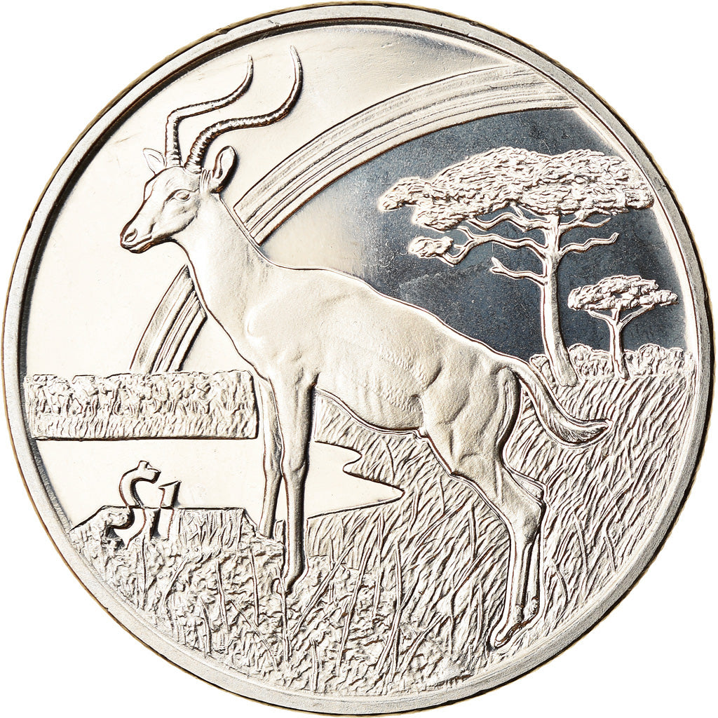 Moneta, Sierra Leone, Dollar, 2006, Pobjoy Mint, Impala, SPL, Rame-nichel
