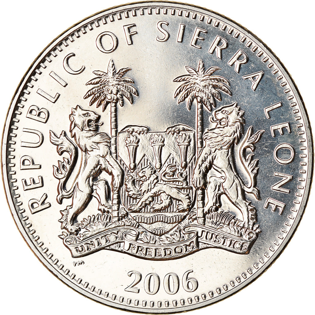 Moneta, Sierra Leone, Dollar, 2006, Pobjoy Mint, Impala, SPL, Rame-nichel