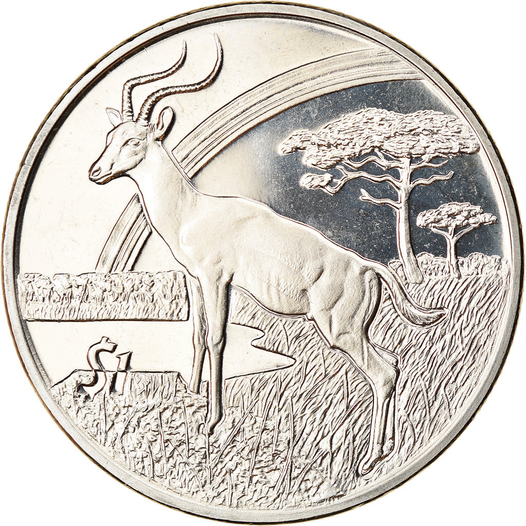 Moneta, Sierra Leone, Dollar, 2006, Pobjoy Mint, Impala, SPL, Rame-nichel