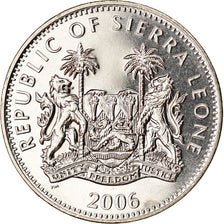 Coin, Sierra Leone, Dollar, 2006, Pobjoy Mint, Dinosaures - Tricératops