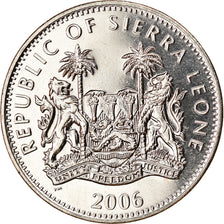 Coin, Sierra Leone, Dollar, 2006, Pobjoy Mint, Dinosaures - Tricératops