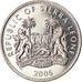 Coin, Sierra Leone, Dollar, 2006, Pobjoy Mint, Dinosaures - Tricératops