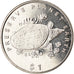 Coin, Liberia, Dollar, 1994, Tortues - Trionyx de Chine, MS(63), Copper-nickel