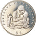 Coin, Liberia, Dollar, 1994, Faune africaine - Gorille, MS(63), Copper-nickel