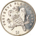 Moneta, Liberia, Dollar, 1996, Oiseaux - Les Inséparables, SPL, Rame-nichel