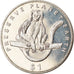Coin, Eritrea, Dollar, 1994, Singes - Colobe ou Guereza, MS(63), Copper-nickel