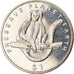Coin, Eritrea, Dollar, 1994, Singes - Colobe ou Guereza, MS(63), Copper-nickel