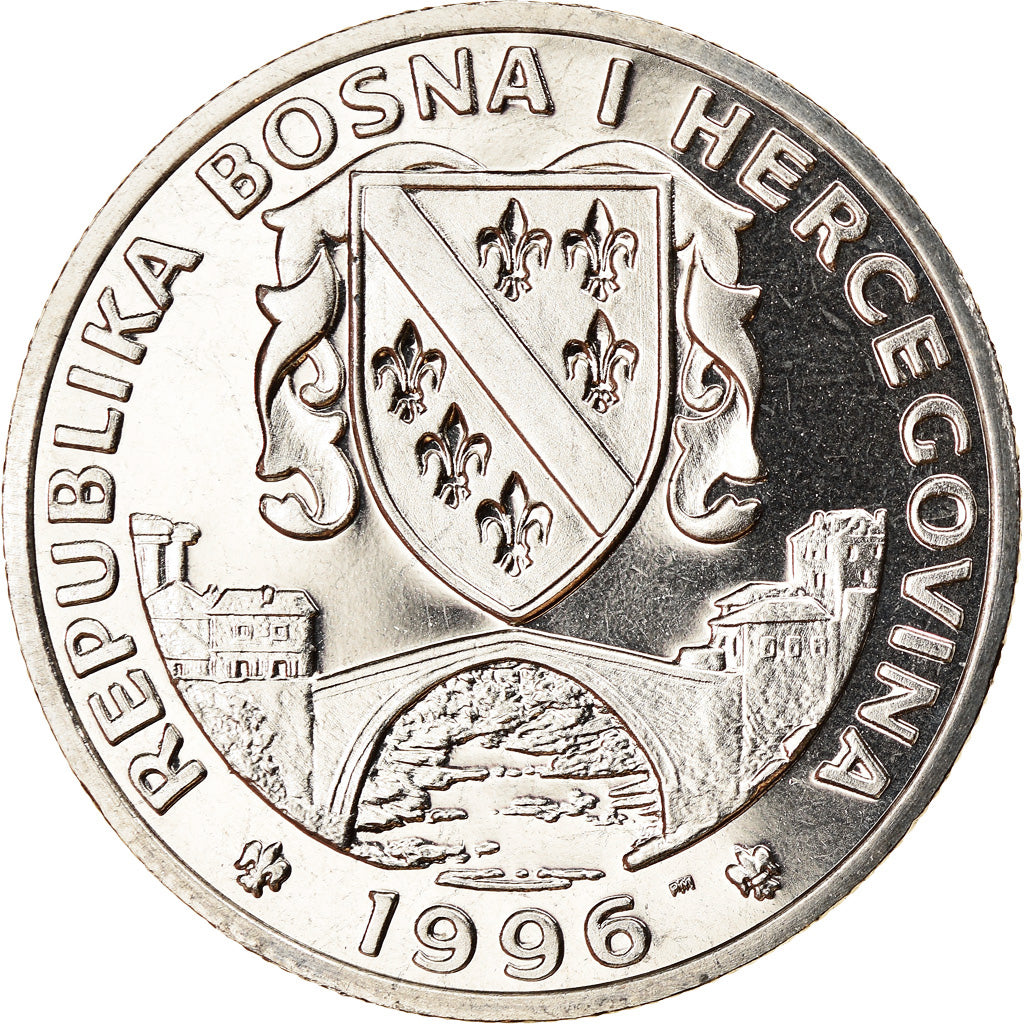 Coin, Bosnia - Herzegovina, 500 Dinara, 1996, British Royal Mint, Oiseaux -